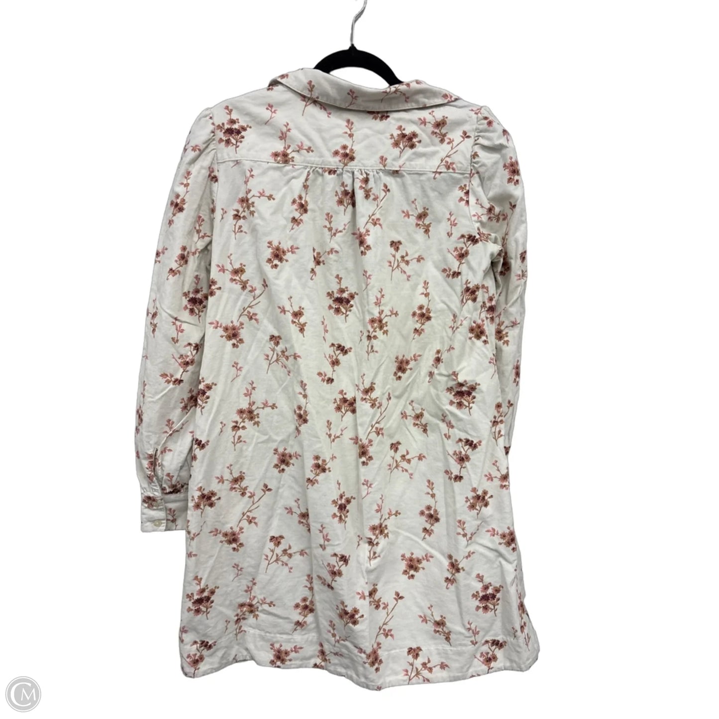 Dress Casual Short By Vineyard Vines In Cream & Tan, Size: M