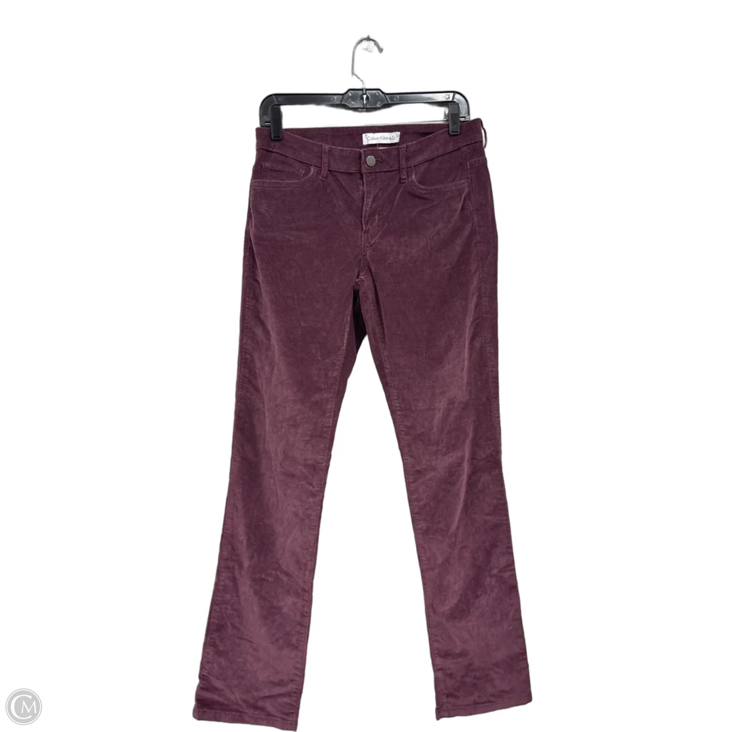 Pants Corduroy By Calvin Klein In Purple, Size: 6