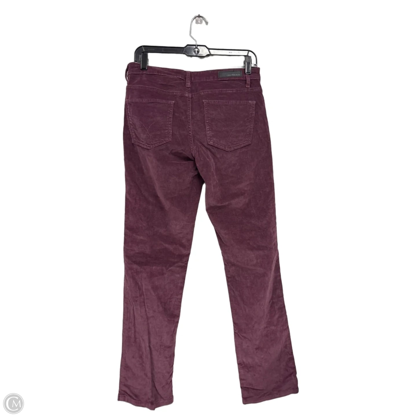 Pants Corduroy By Calvin Klein In Purple, Size: 6