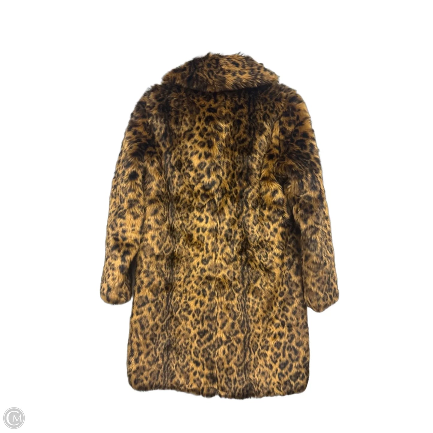 Coat Faux Fur & Sherpa By J. Crew In Animal Print, Size: S