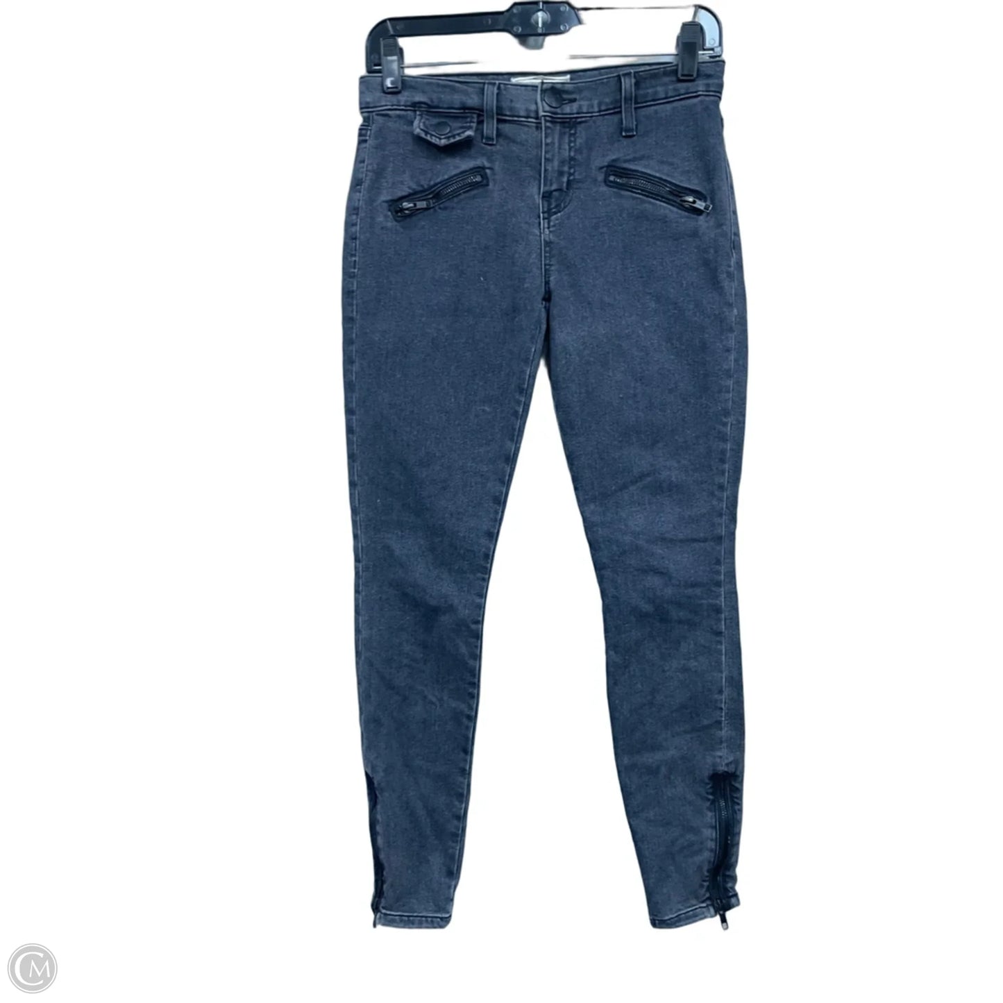 Jeans Skinny By Current Elliott In Grey, Size: 0
