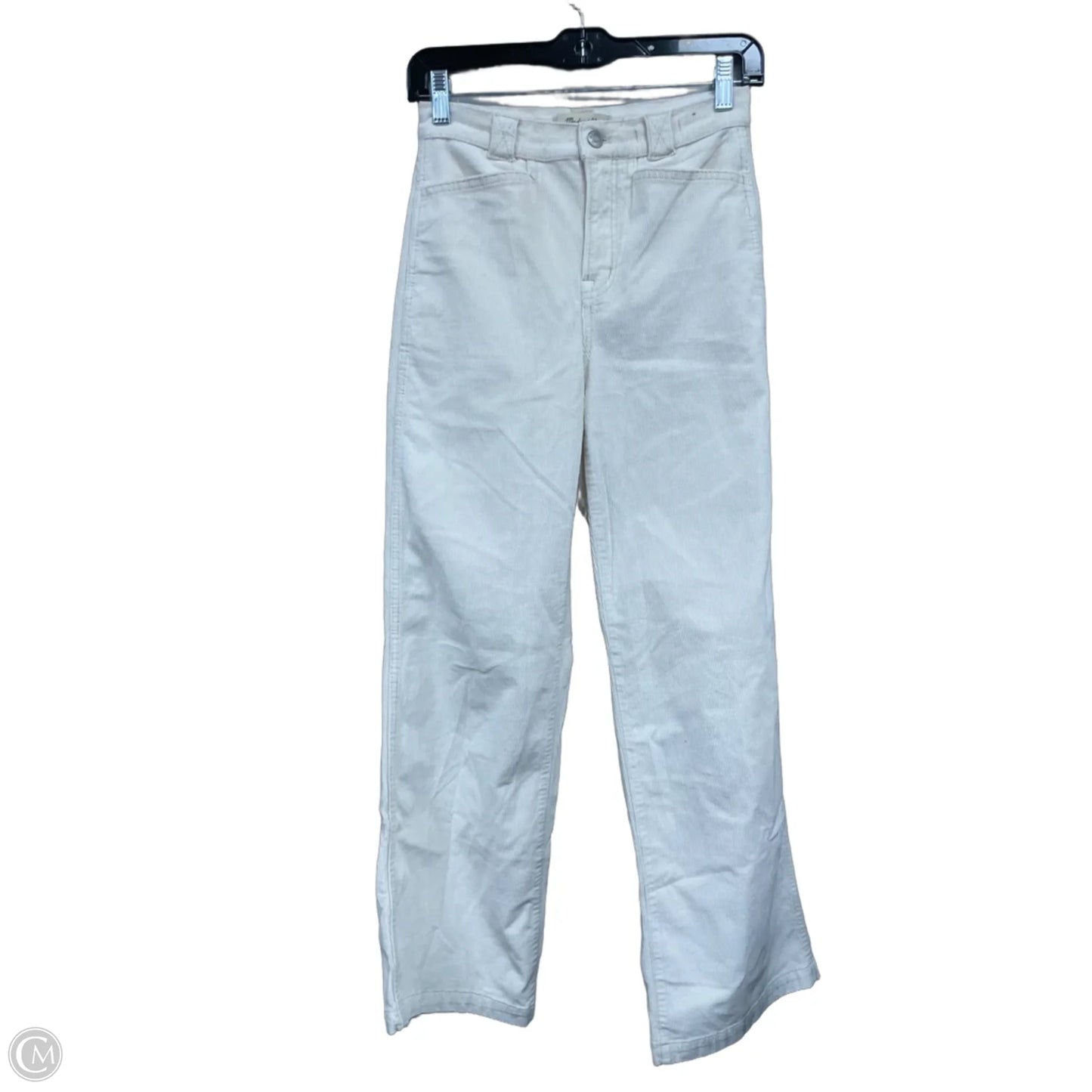 Pants Corduroy By Madewell In Cream, Size: 2