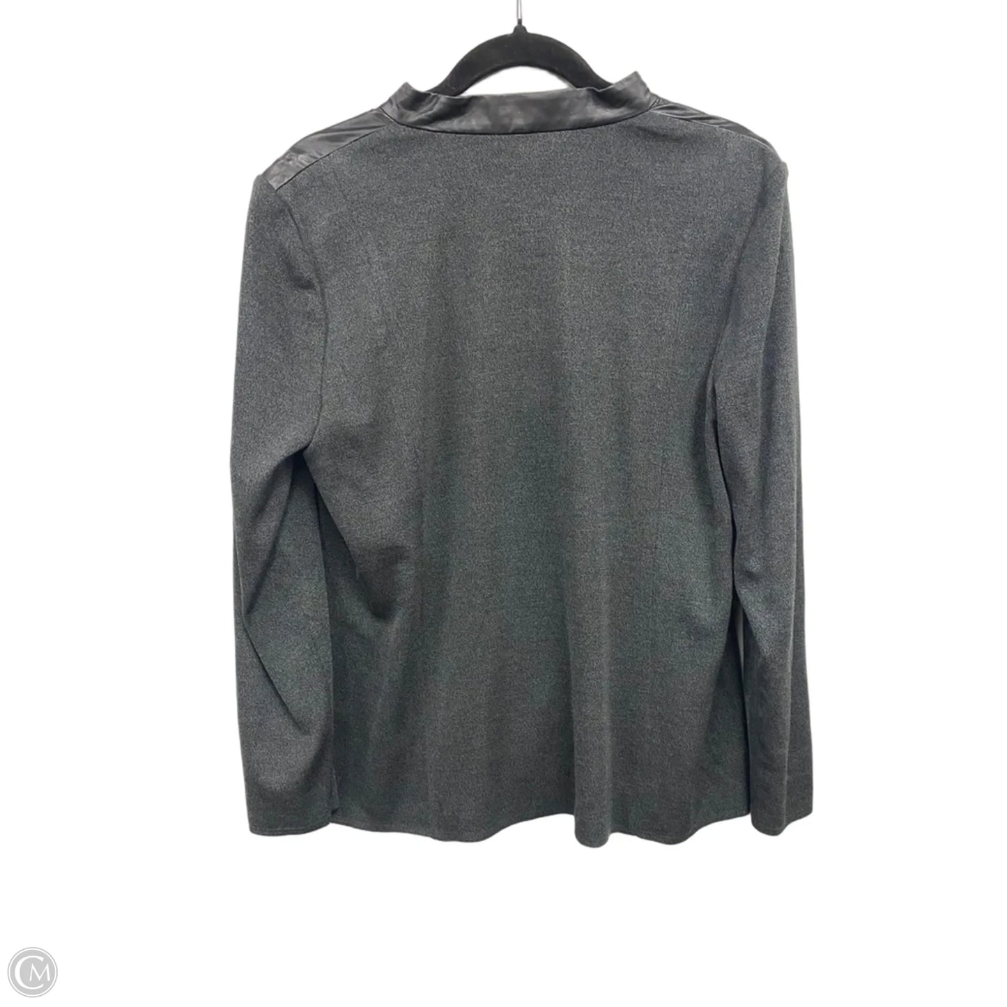 Jacket Other By Ming Wang In Black & Grey, Size: L