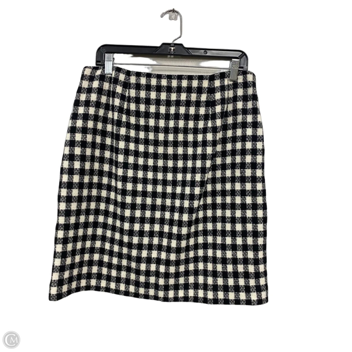 Skirt Mini & Short By Talbots In Black & Cream, Size: 10