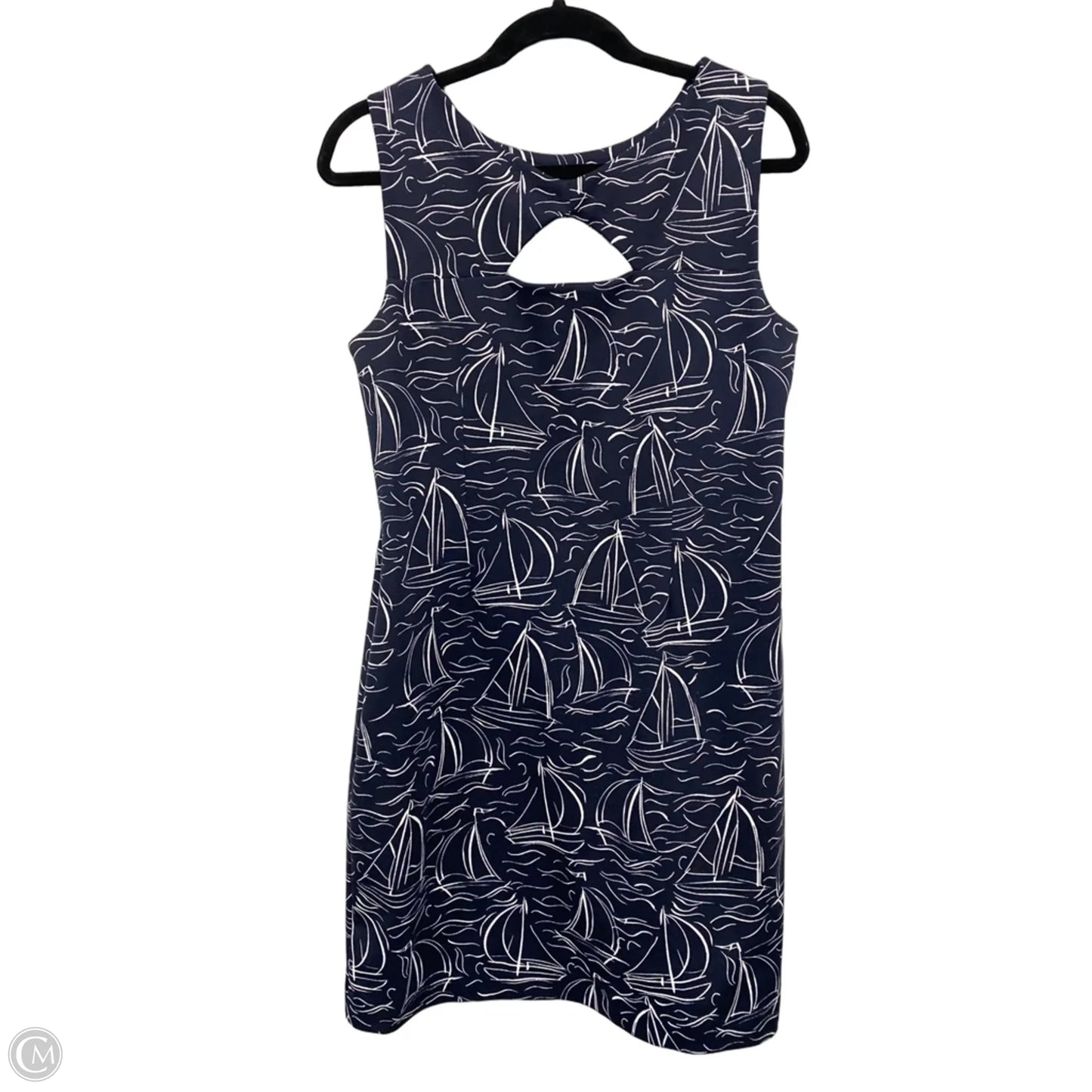 Dress Casual Short By Talbots In Blue & White, Size: 12p