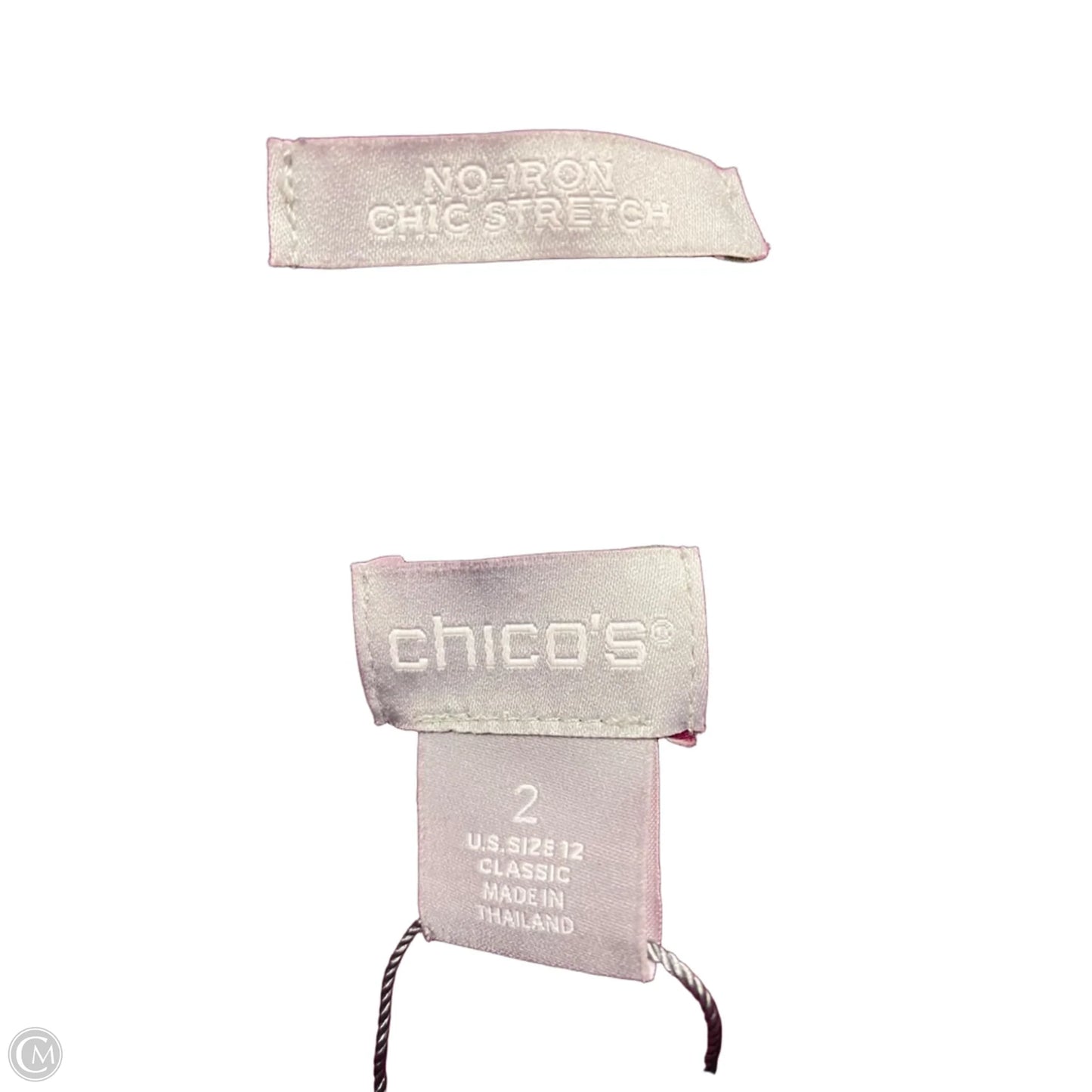 Top Long Sleeve By Chicos In Pink, Size: L