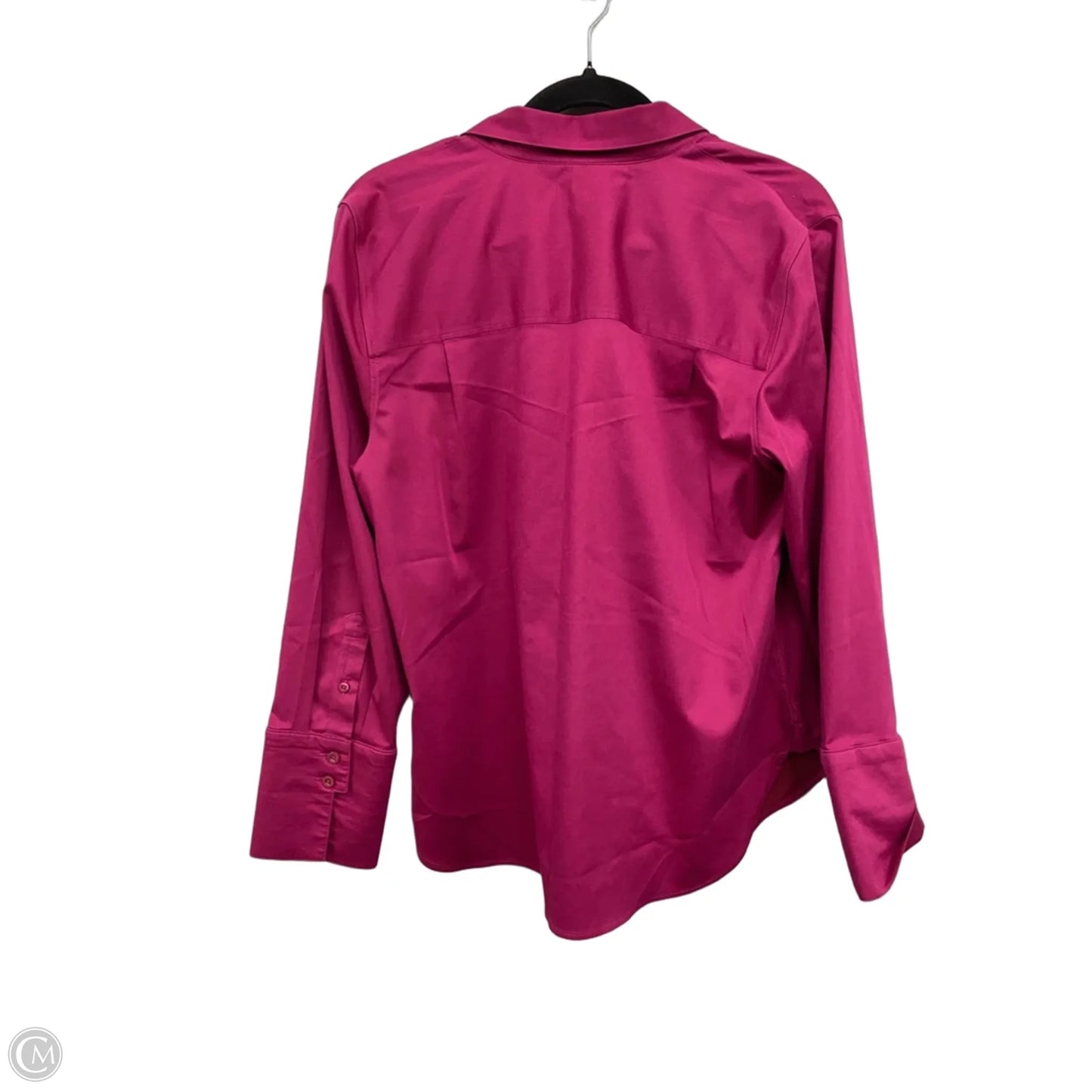 Top Long Sleeve By Chicos In Pink, Size: L