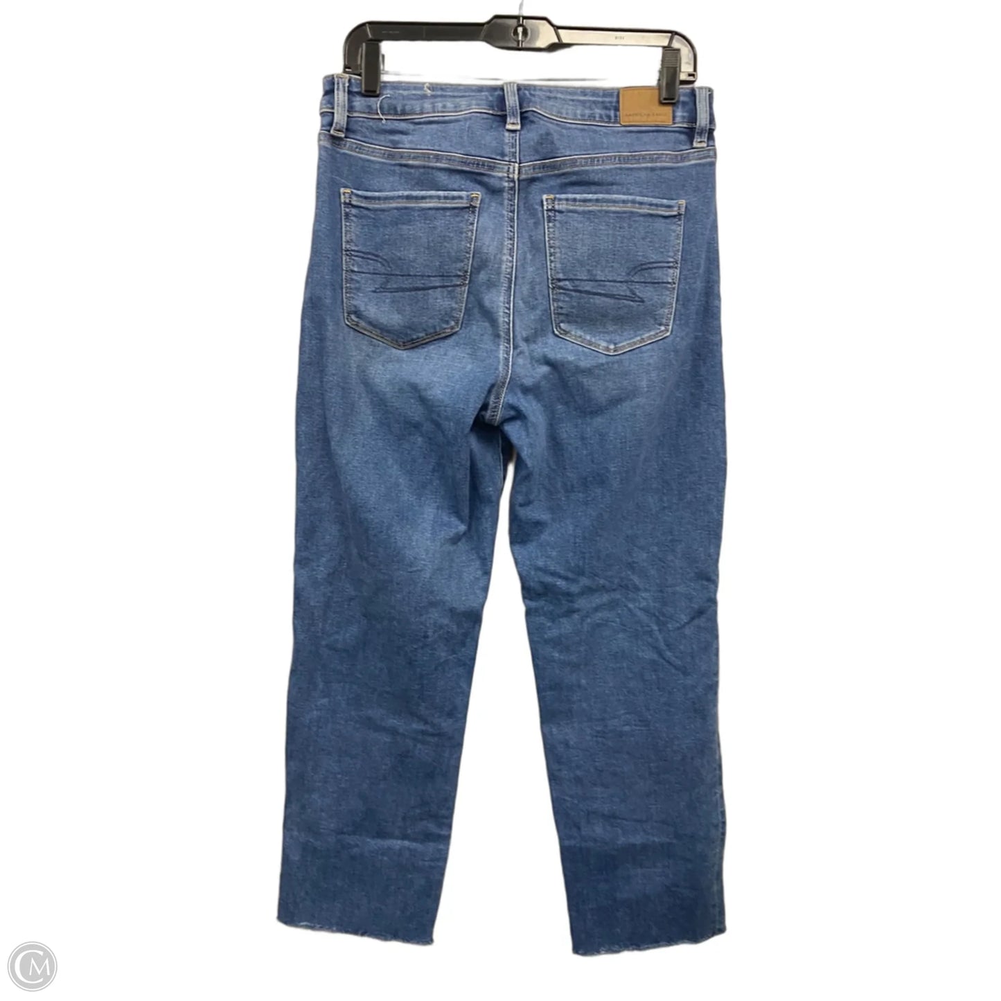 Jeans Straight By American Eagle In Blue, Size: 10