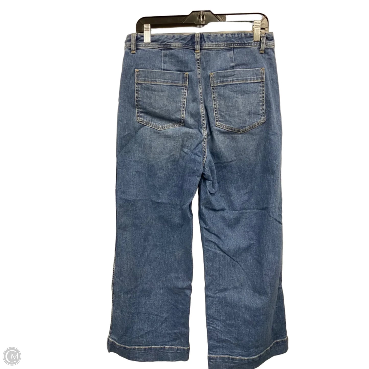 Jeans Wide Leg By Gap In Blue, Size: 10