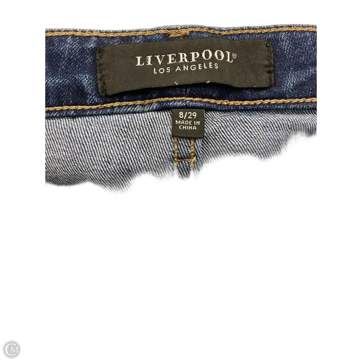 Jeans Flared By Liverpool In Blue, Size: 8