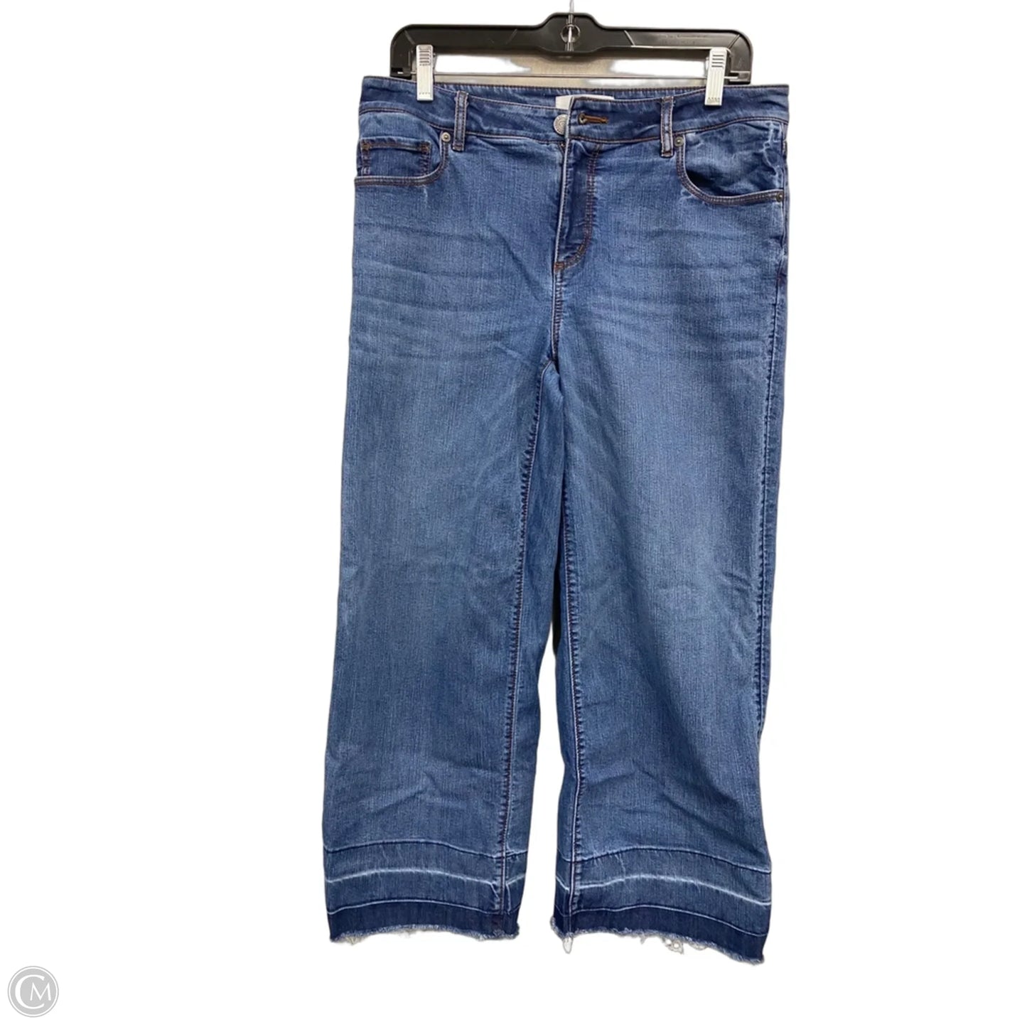 Jeans Wide Leg By Loft In Blue, Size: 6