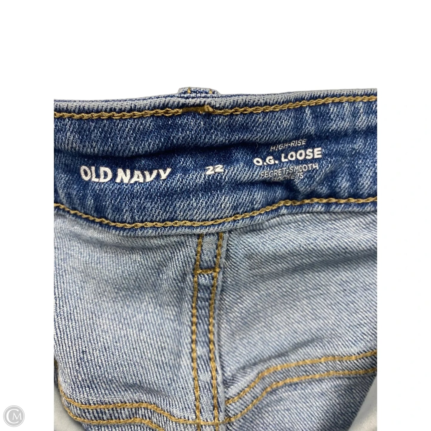 Jeans Wide Leg By Old Navy In Blue, Size: 22