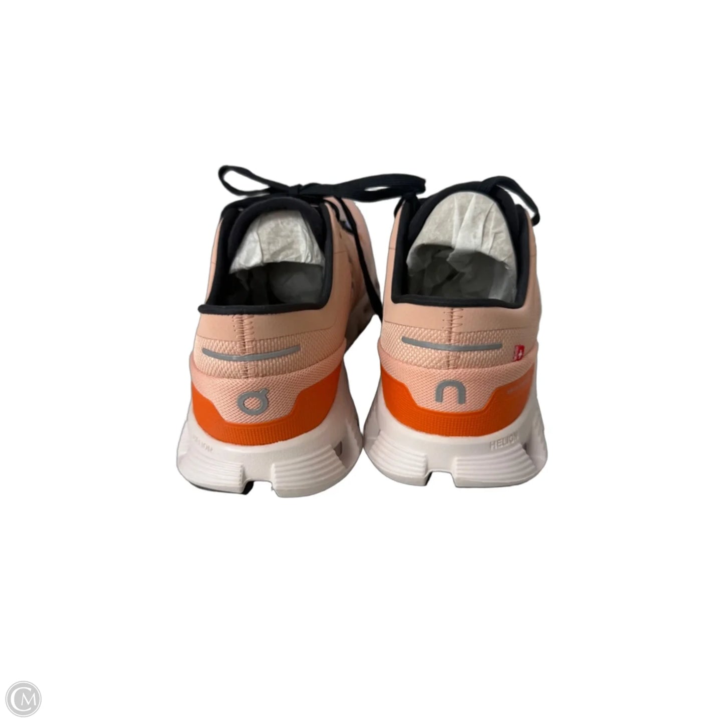 Shoes Athletic By On Cloud In Grey & Orange, Size: 9