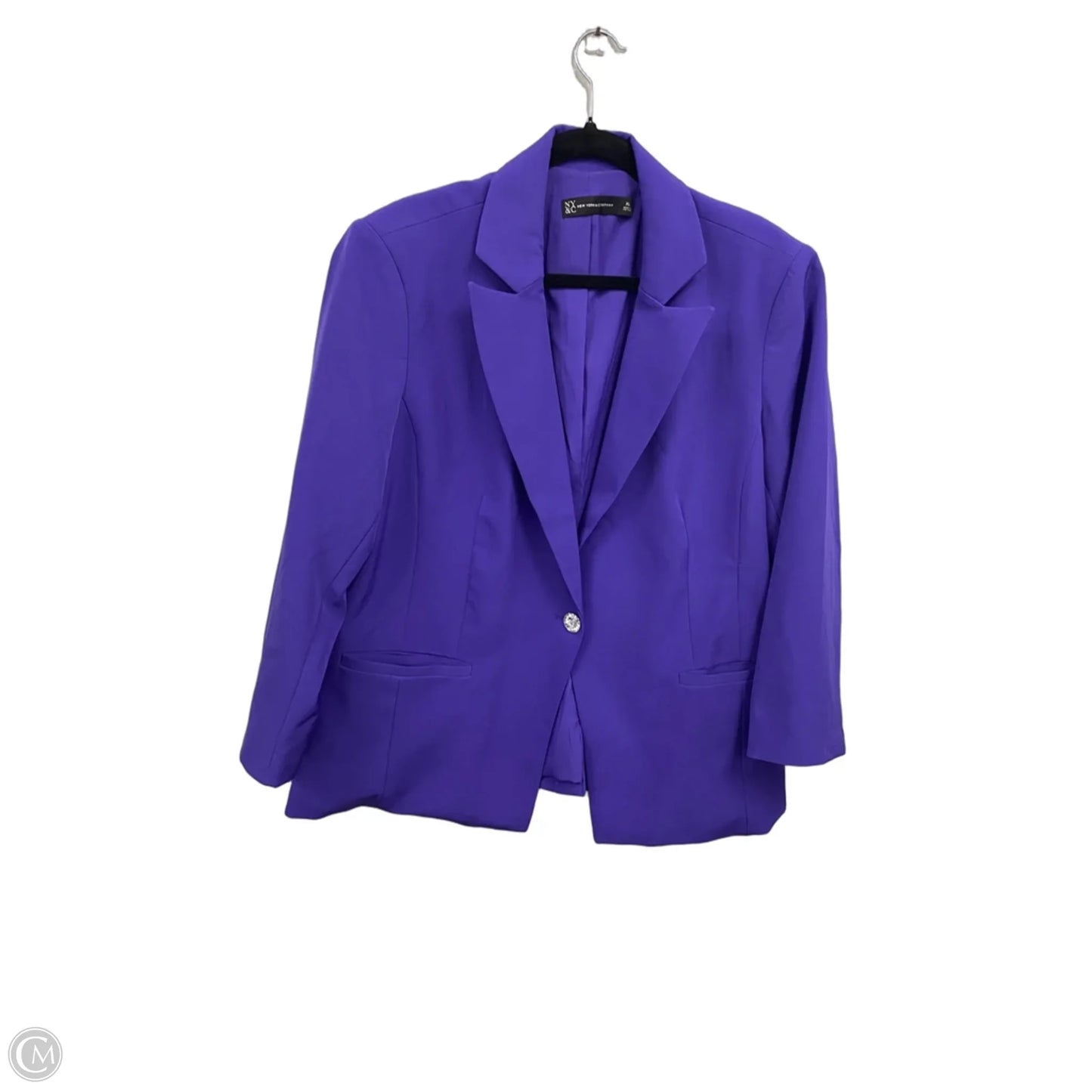 Blazer By New York And Co In Purple, Size: Xl
