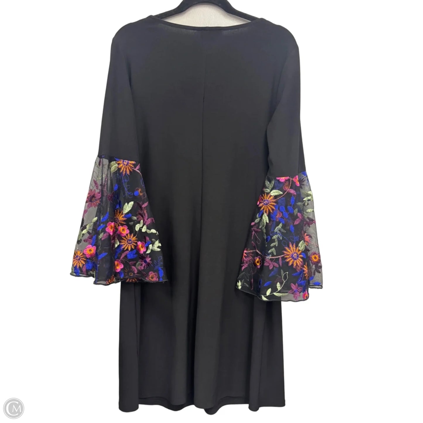 Dress Casual Short By Msk In Black & Orange, Size: L