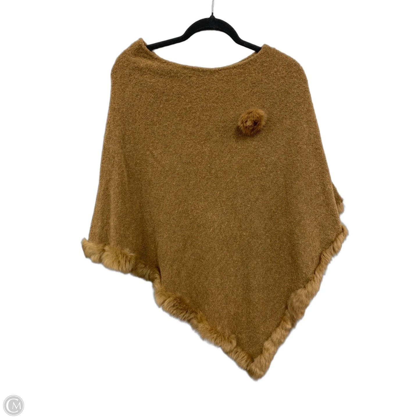 Poncho By Max Studio In Brown, Size: Osfm