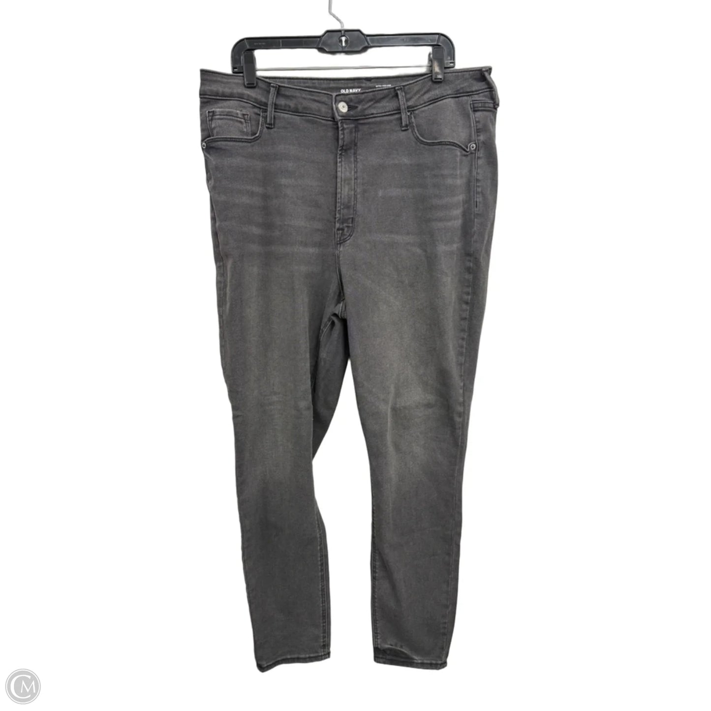 Jeans Skinny By Old Navy In Grey, Size: 18