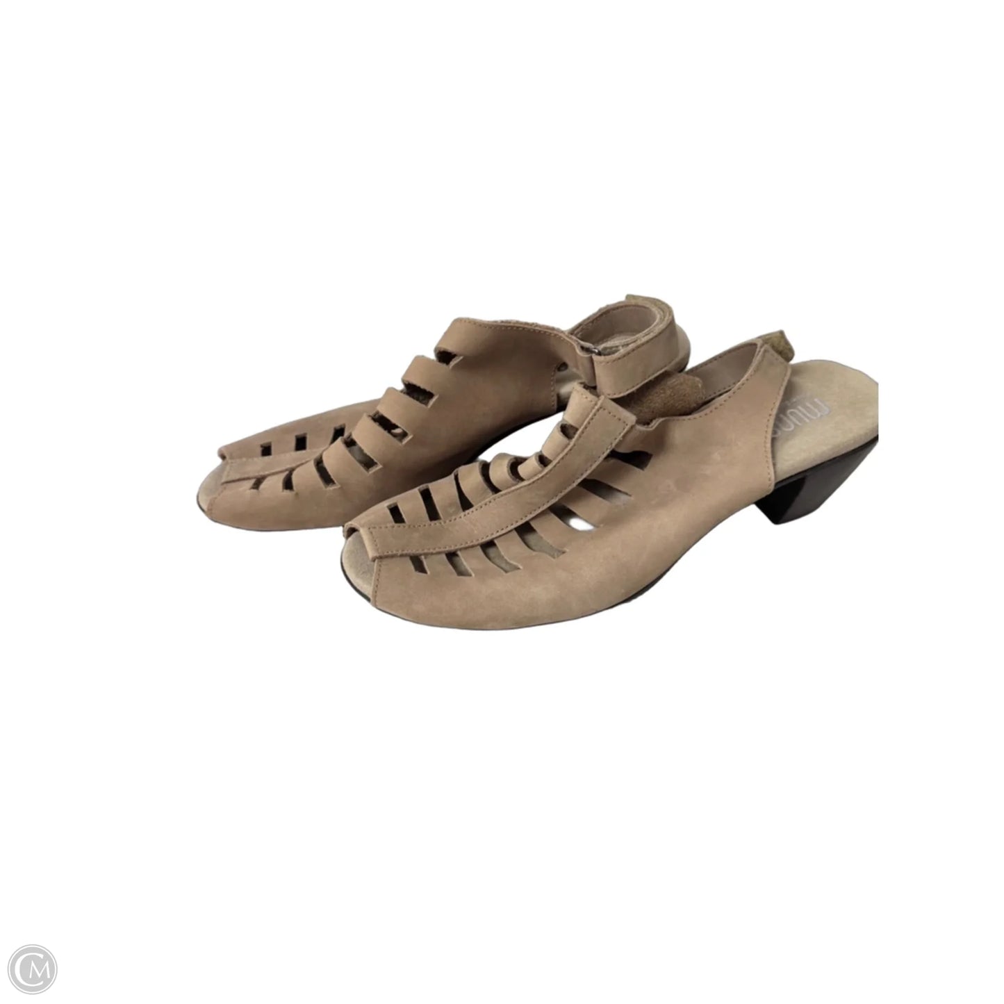 Shoes Heels Block By Munro In Tan, Size: 9