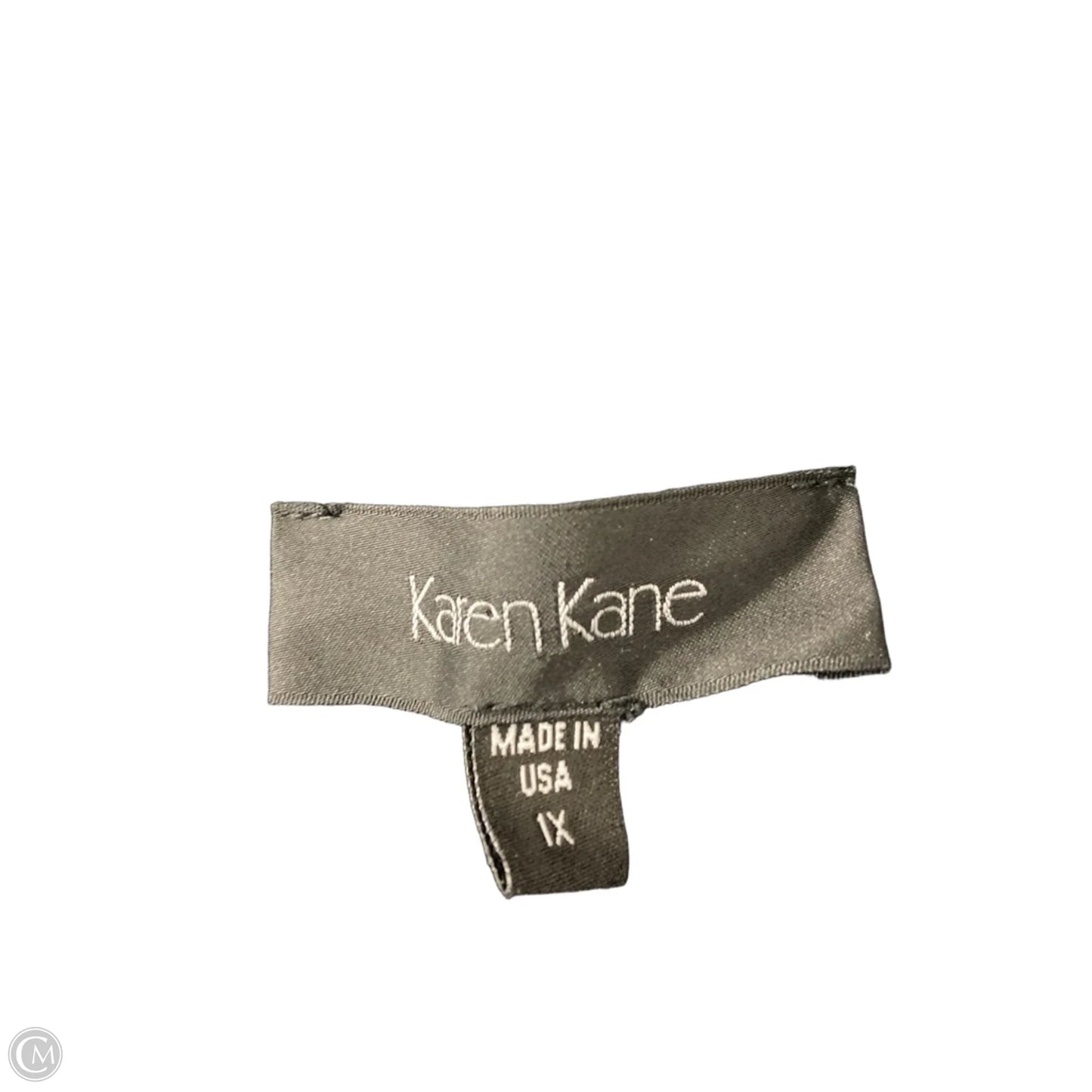 Dress Casual Short By Karen Kane In Black & White, Size: 1x