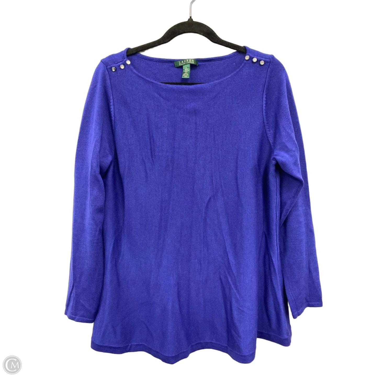 Sweater By Lauren By Ralph Lauren In Purple, Size: 1x