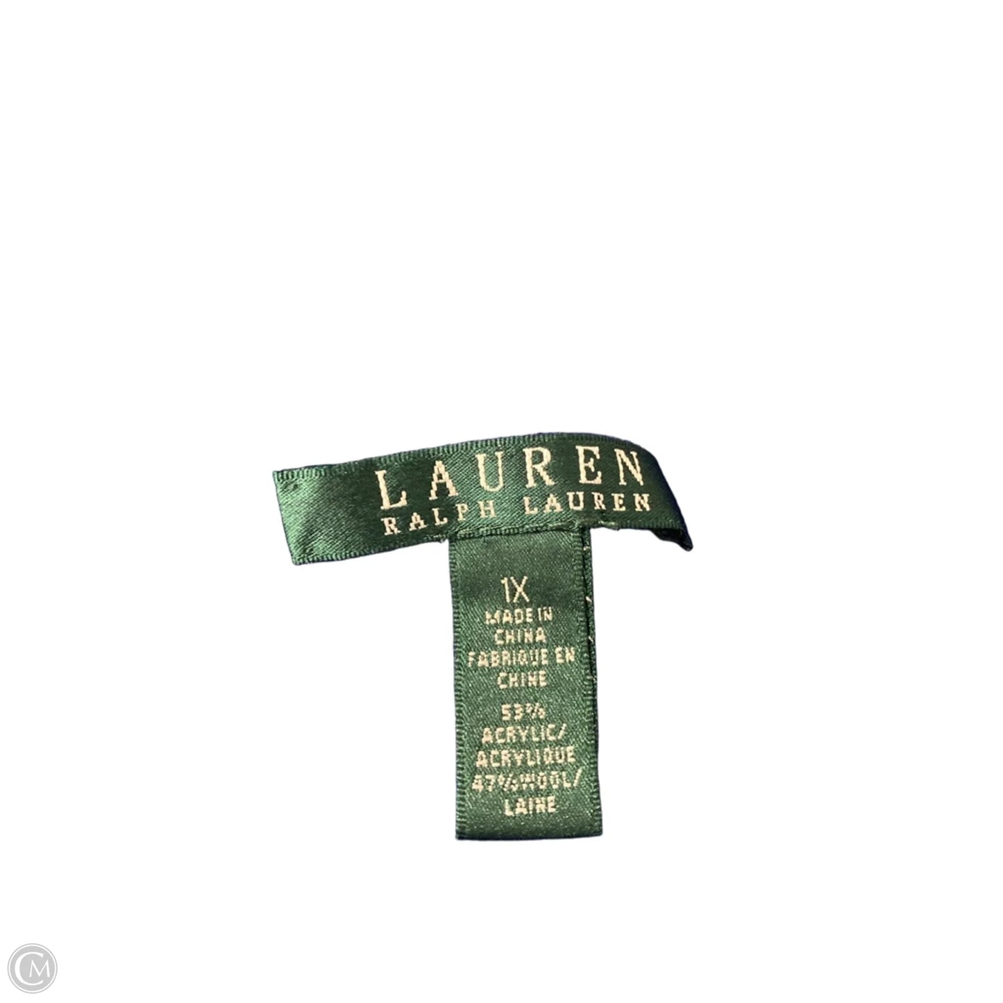 Sweater By Lauren By Ralph Lauren In Purple, Size: 1x