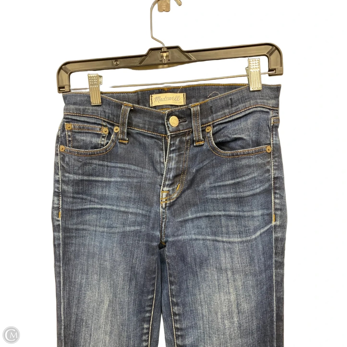 Jeans Straight By Madewell In Blue, Size: 0