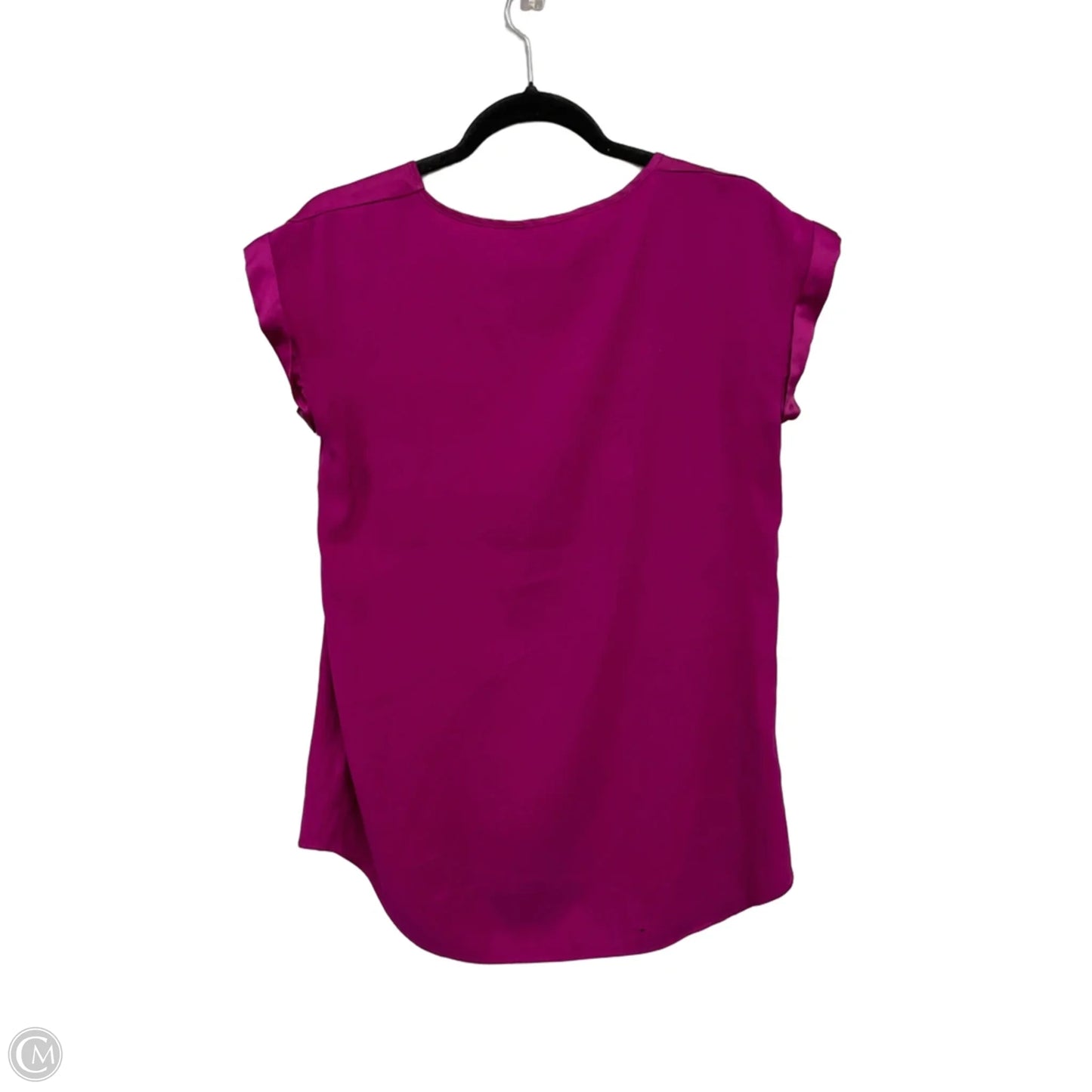 Top Short Sleeve By Express In Purple, Size: M