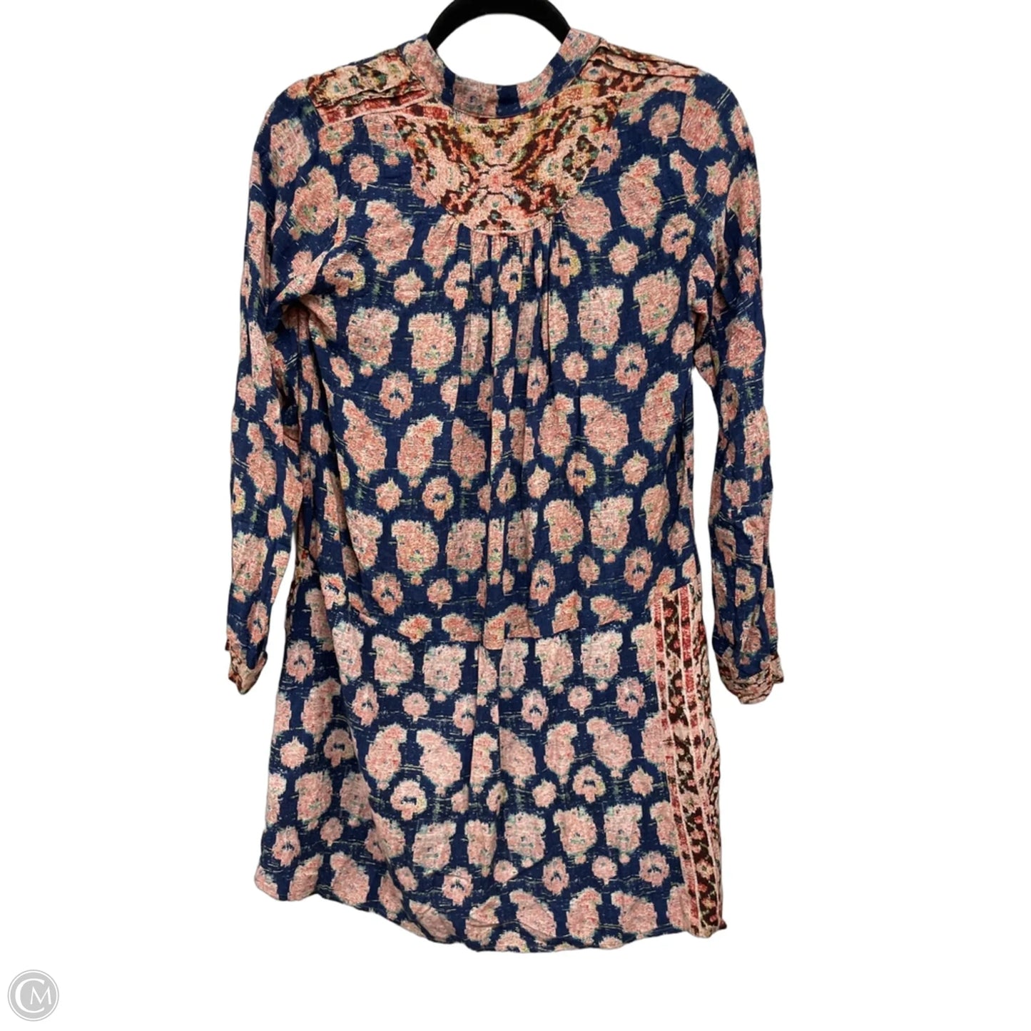Dress Casual Short By Tiny In Blue & Orange, Size: Xs