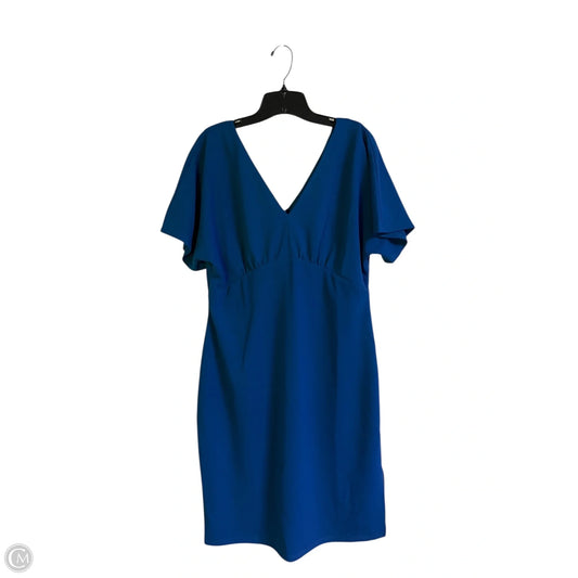 Dress Casual Short By Donna Morgan In Blue, Size: 14