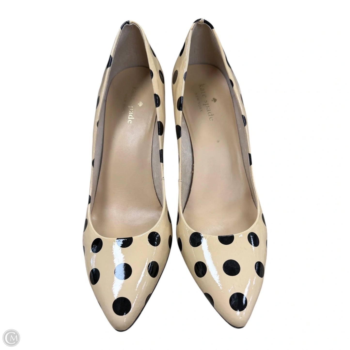 Shoes Designer By Kate Spade In Polkadot Pattern, Size: 9.5