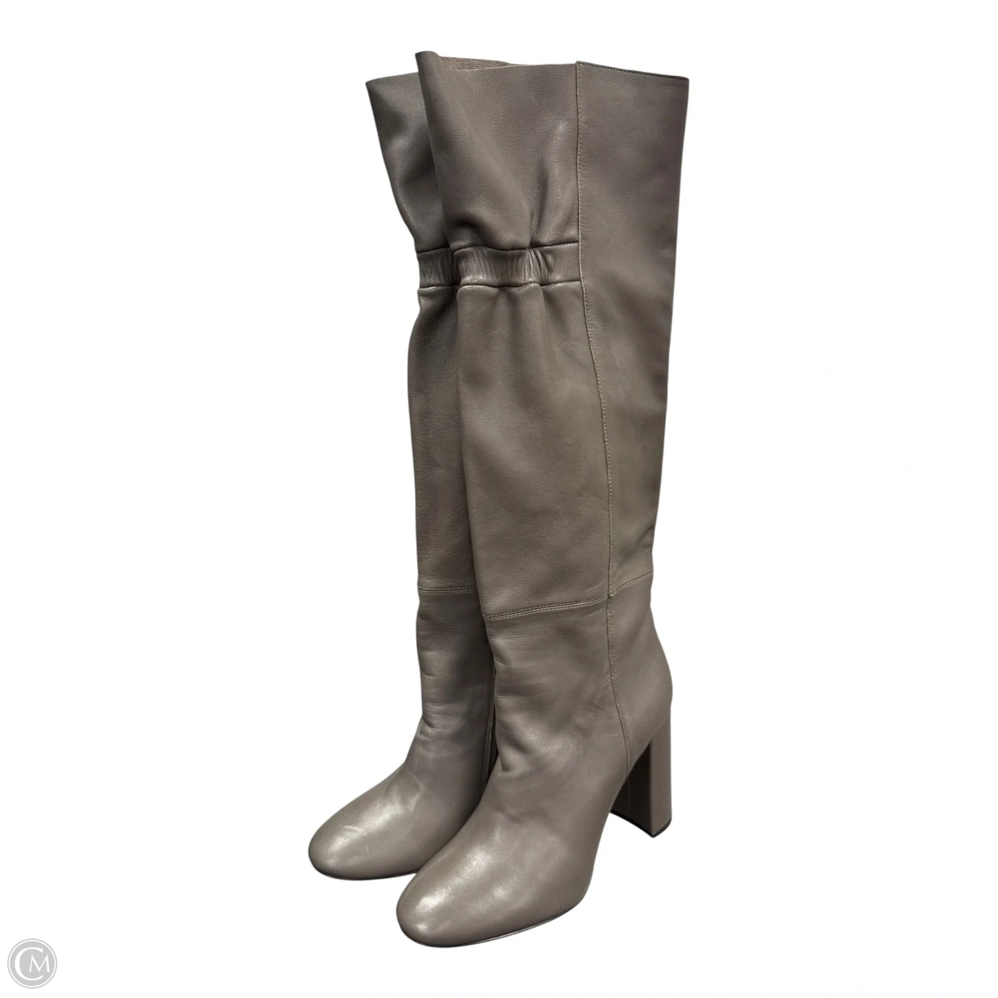 Boots Mid-calf Heels By Botkier In Grey, Size: 8