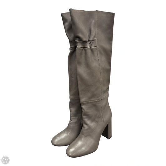 Boots Mid-calf Heels By Botkier In Grey, Size: 8