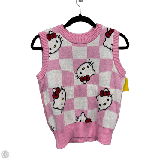 Vest Other By Clothes Mentor In Pink & Red, Size: Xs