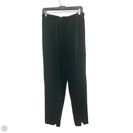 Pants Wide Leg By Bob Mackie Qvc In Green, Size: 1x