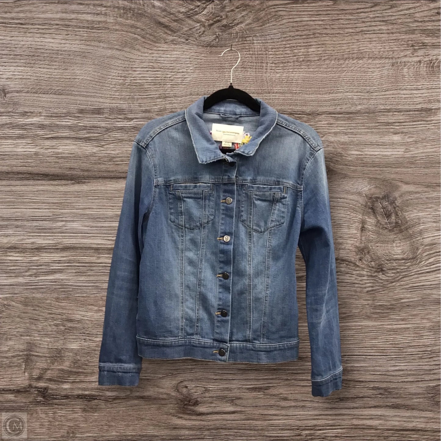 Jacket Denim By Pilcro In Blue, Size: Xs