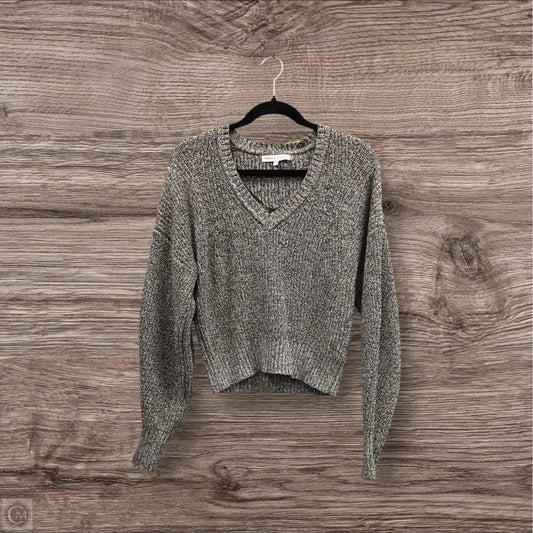 Sweater Designer By Rebecca Minkoff In Grey & White, Size: M