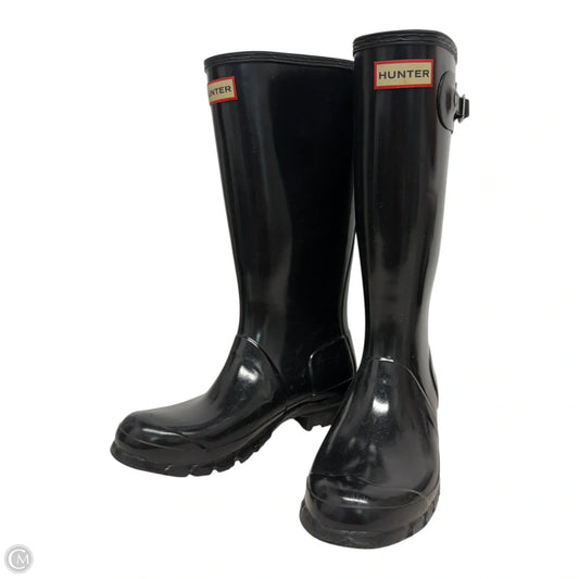 Boots Rain By Hunter In Black, Size: 5