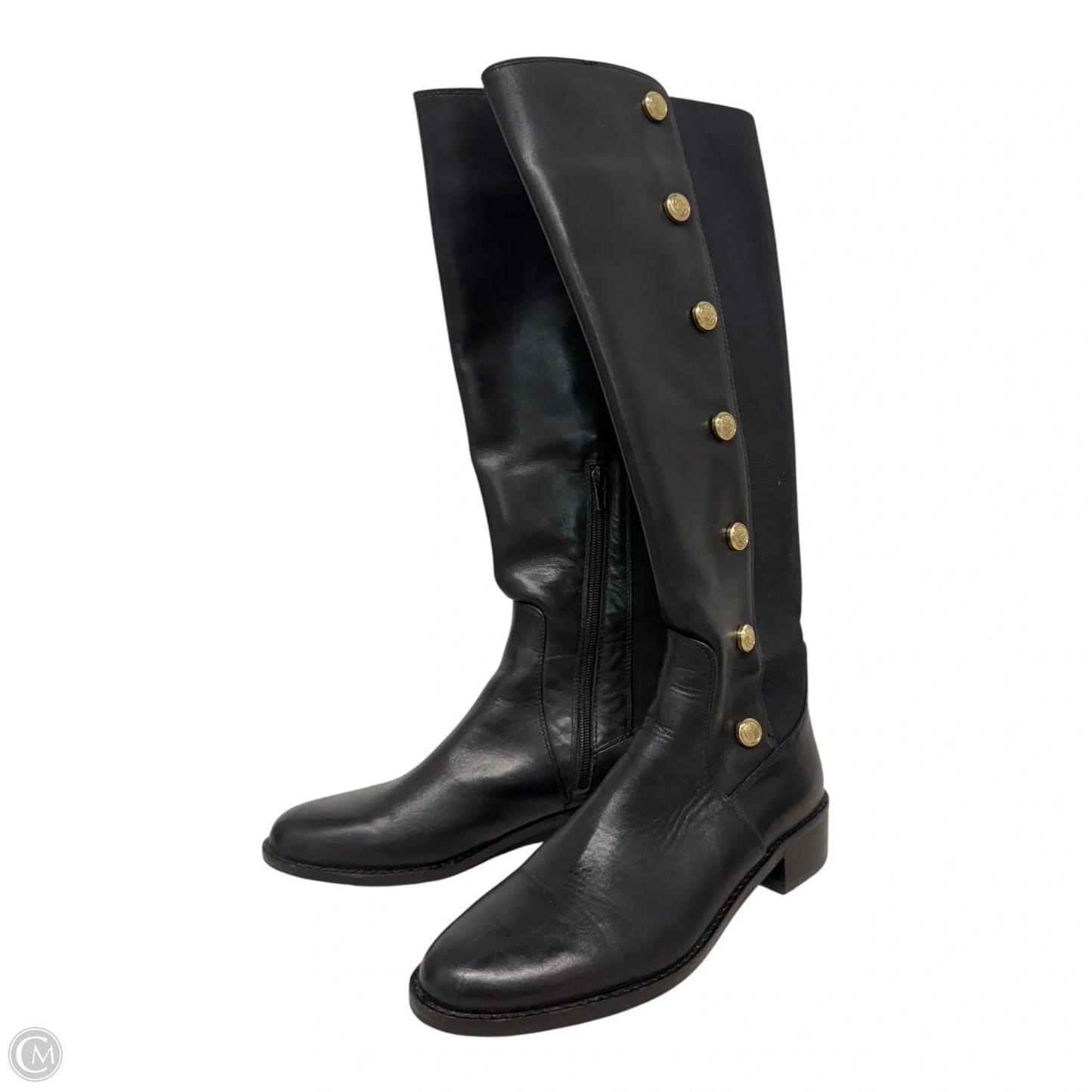 Boots Mid-calf Flats By Vince Camuto In Black, Size: 7