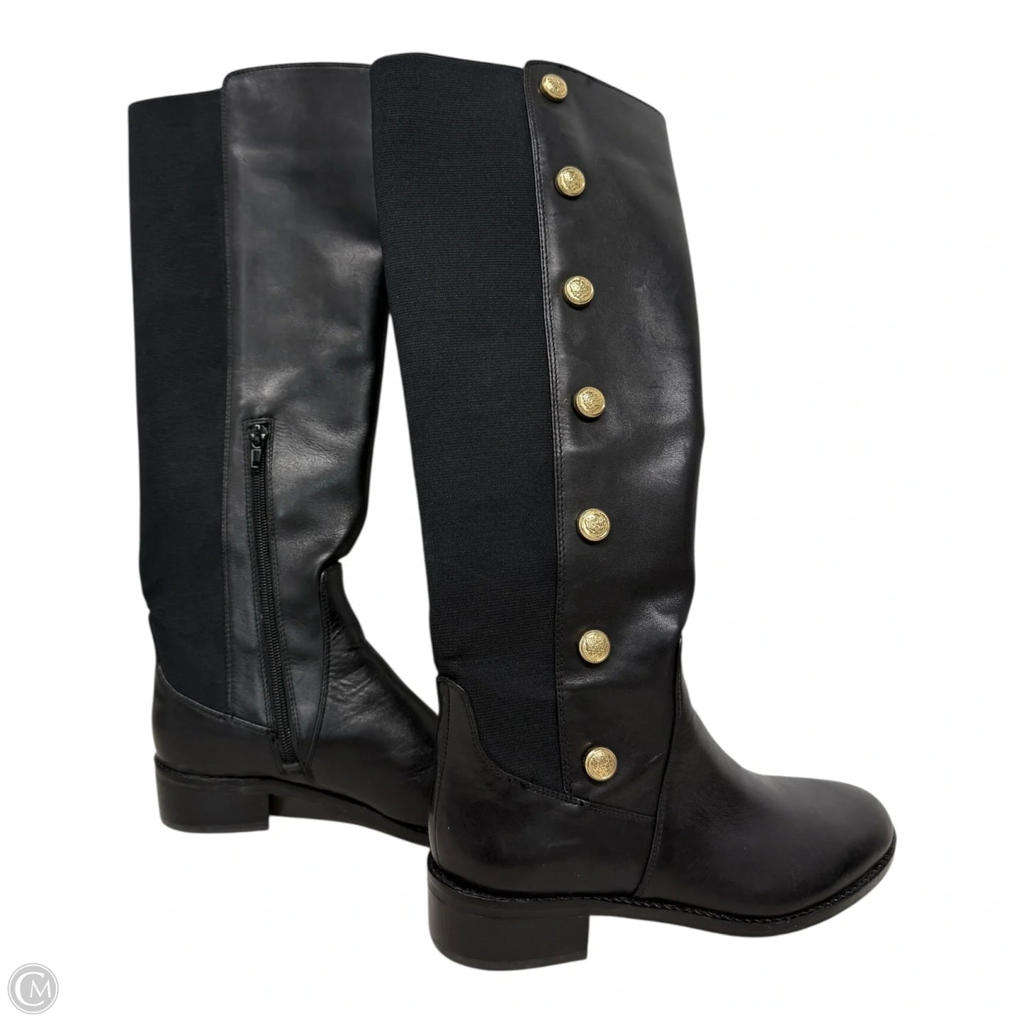 Boots Mid-calf Flats By Vince Camuto In Black, Size: 7