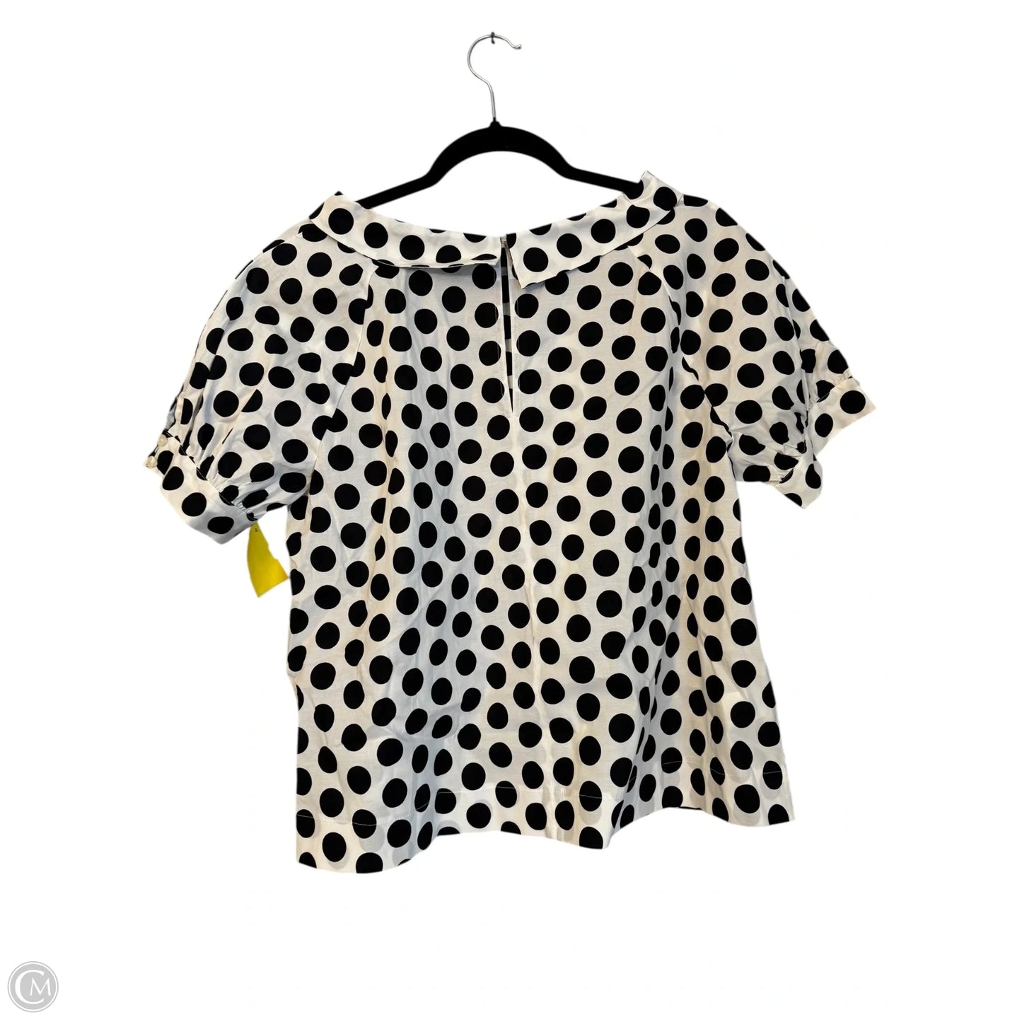 Top Short Sleeve By Ann Taylor In Polkadot Pattern, Size: Lp