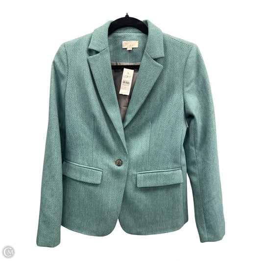 Blazer By Loft In Blue & Grey, Size: 0