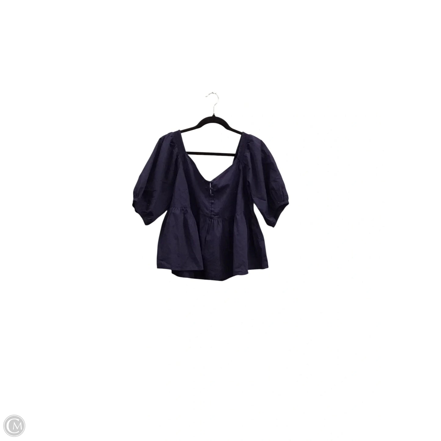 Top Short Sleeve By Free People In Blue, Size: L
