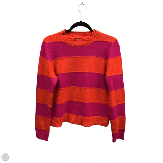 Sweater By Banana Republic In Striped Pattern, Size: M