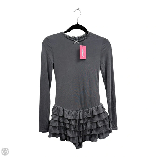 Dress Party Short By Edikted In Grey, Size: S