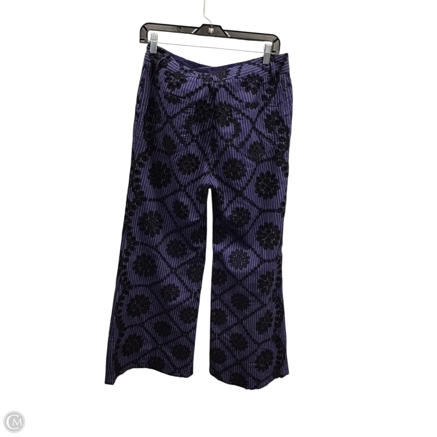 Pants Dress By Anthropologie In Black & Blue, Size: 8