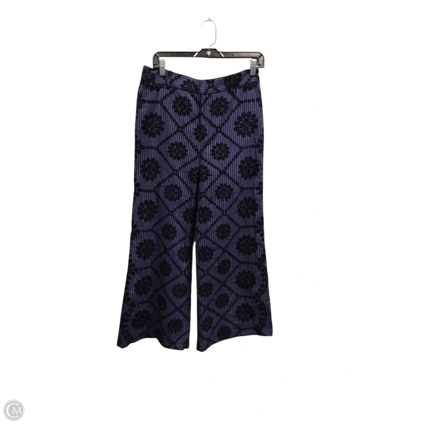 Pants Dress By Anthropologie In Black & Blue, Size: 8