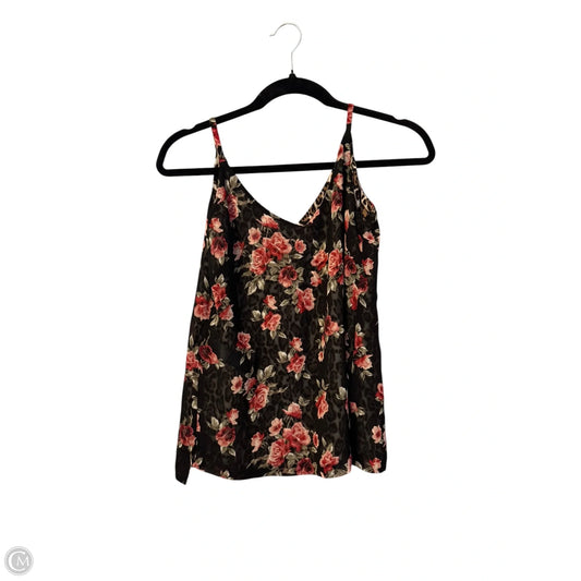 Blouse Sleeveless By White House Black Market In Floral Print, Size: Xs