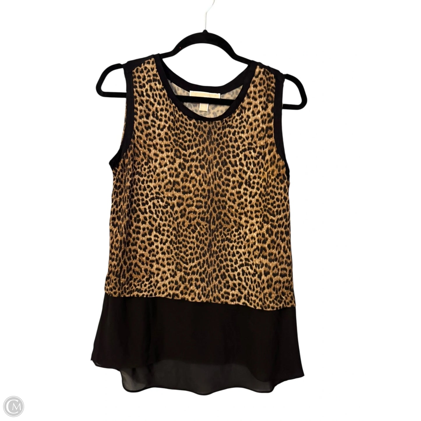 Blouse Sleeveless By Michael By Michael Kors In Animal Print, Size: Xs