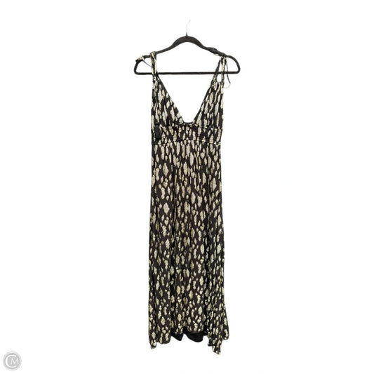 Dress Party Long By Altard State In Black & Gold, Size: S
