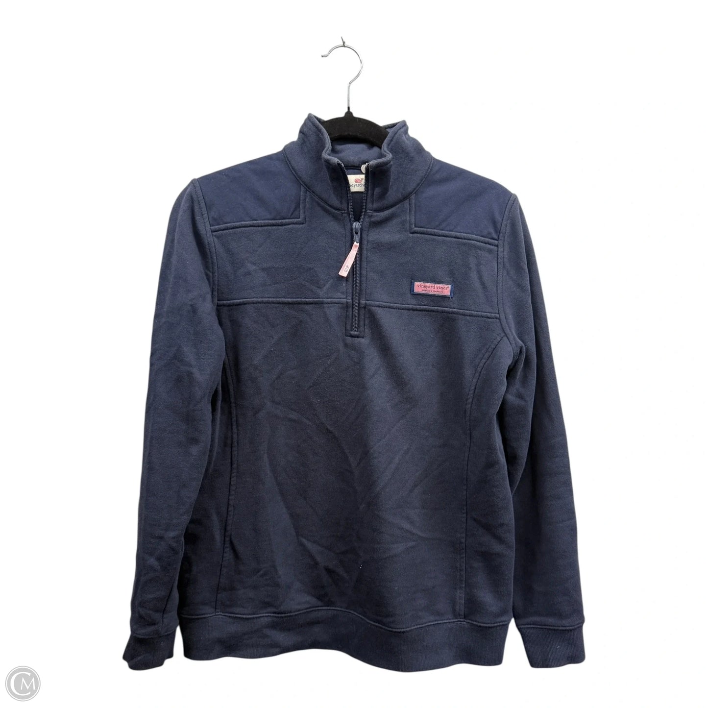 Sweatshirt Collar By Vineyard Vines In Blue, Size: S